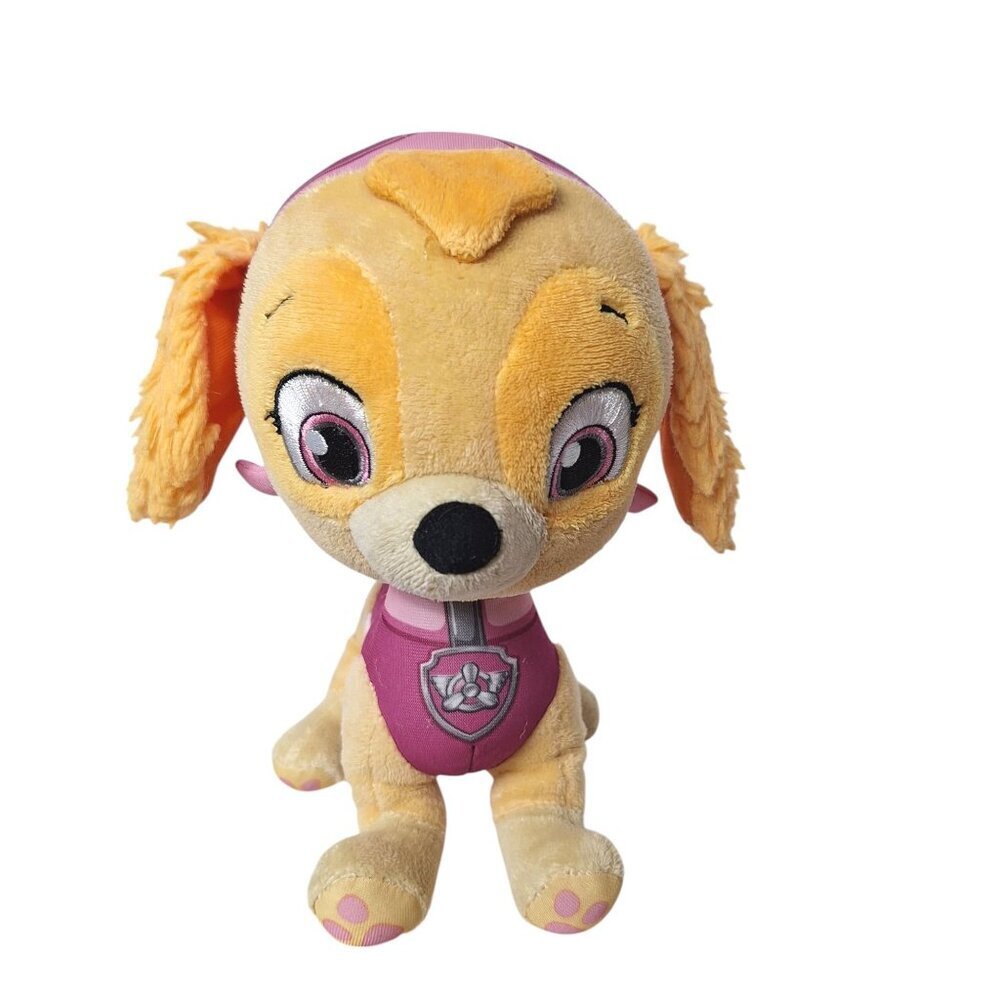 Paw Patrol Skye Dog Plush Cockapoo Pink Aviator 9.5 Inch